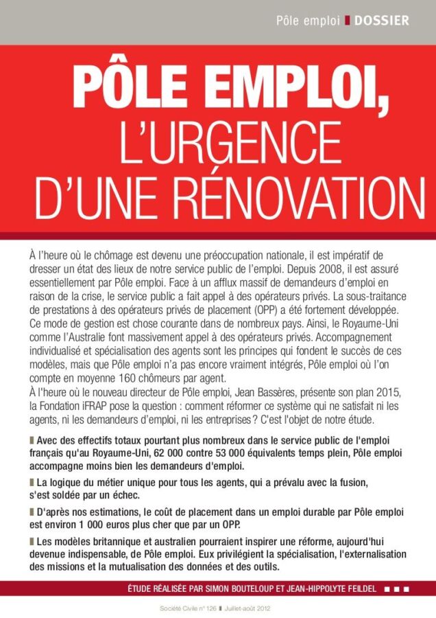 Conseils Pôle emploi pour reconversion