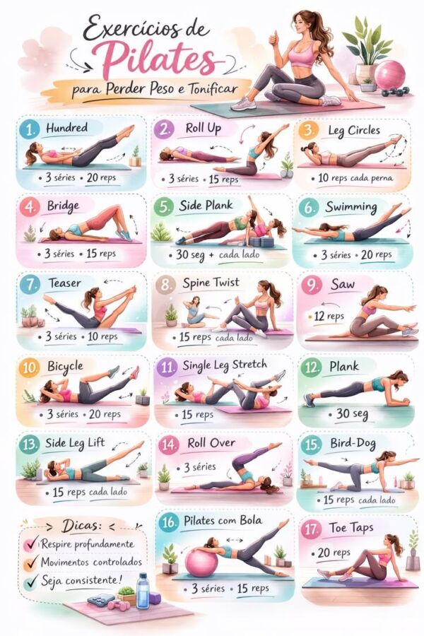 Entraînement Pilates à domicile