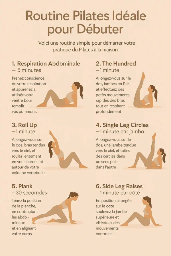 Séance gratuite de Pilates virtuel