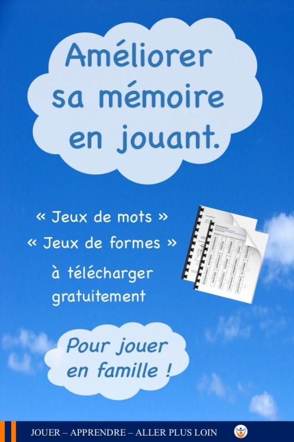 Jeux de mémoire imprimables