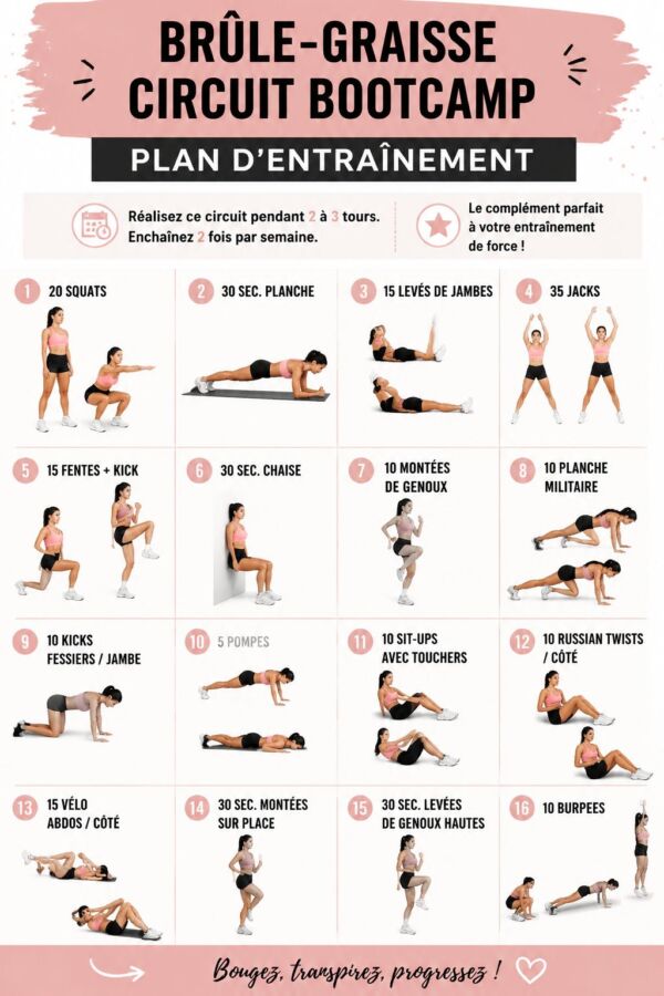 Cours de fitness offert