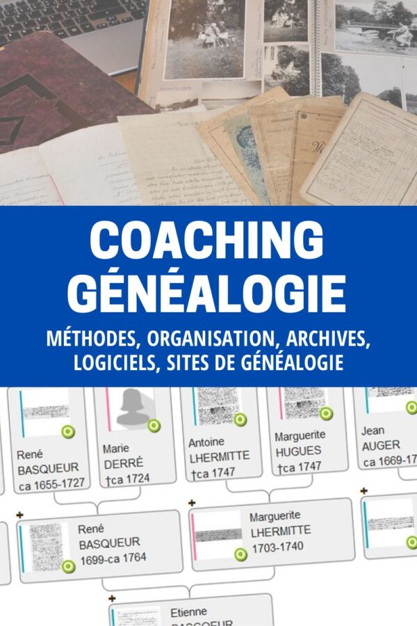 Recherche sur site de généalogie