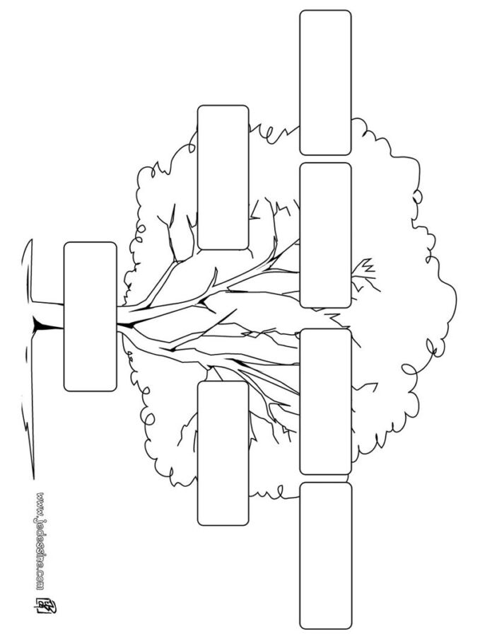Arbre familial vierge imprimable